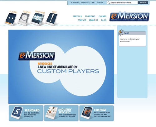 e-Mersion Web Store